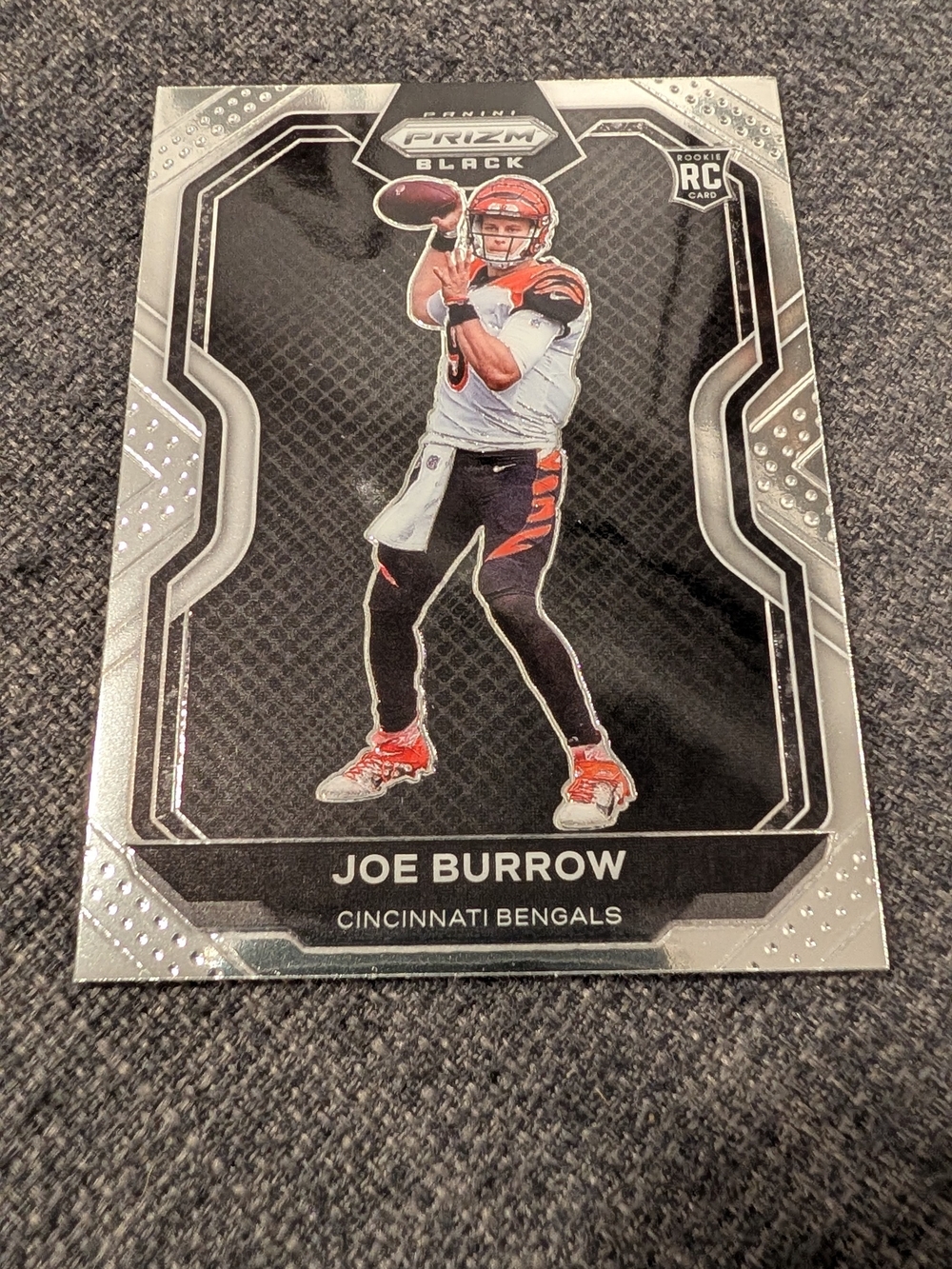 2020 Panini Chronicles Prizm Black Joe Burrow RC Rookie #PB-1 Bengals